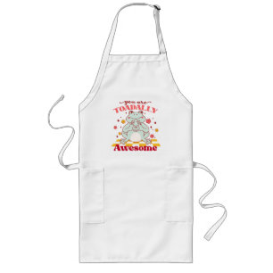 Funny You Are Awesome Pun Long Apron