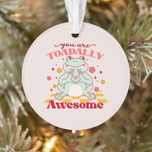 Funny You Are Awesome Pun Ornament