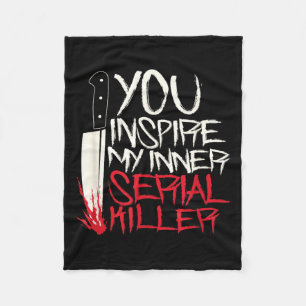Funny You Inspire My Inner Shirt Fleece Blanket