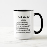 Funny Youth Minister Definition gifts for men wome