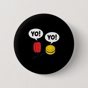 Funny Yoyo 6 Cm Round Badge