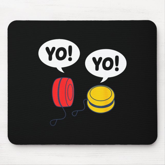 Funny Yoyo  Mouse Pad (Front)