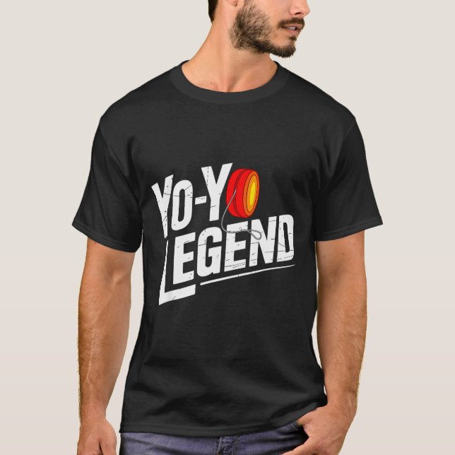 Funny Yoyo Player Legend Yo-yo Performer  T-Shirt (Front)