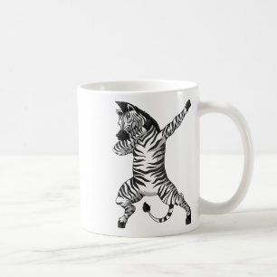 Funny Zebra Dab Dabbing Zoo Africa Safari Animal L Coffee Mug