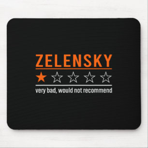 Funny Zelensky Conservative Republican Ukraine Mouse Pad