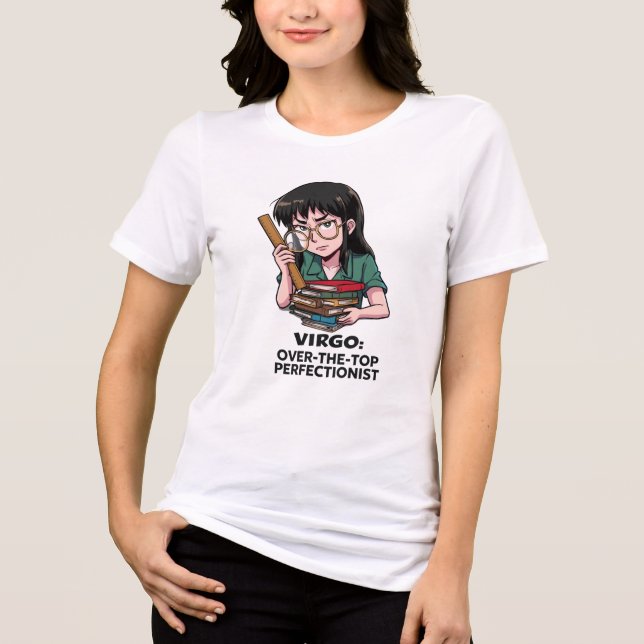 Funny Zodiac Sign  Tri-Blend Shirt (Front)