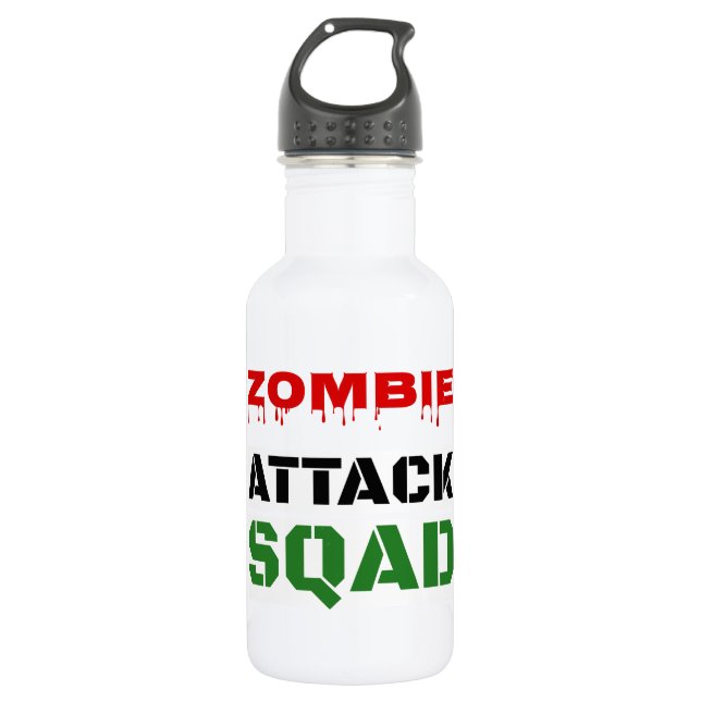 Funny Zombie Attack Squad 532 Ml Water Bottle (Front)