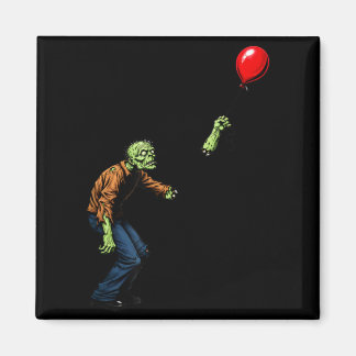 Funny Zombie Balloon Magnet