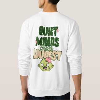 Funny Zombie Brain Graphic and Typography T-Shirt Sweatshirt