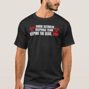 Funny Zombie Costume Apocalypse Undead For Men Wo T-Shirt