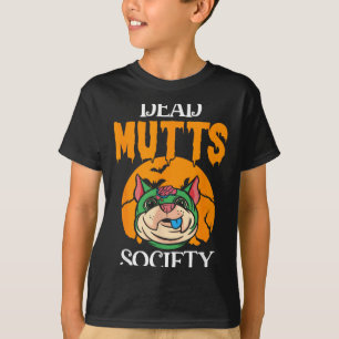 Funny Zombie Dog Lover Brains Halloween Dog T-Shirt