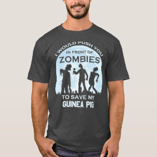 Funny Zombie Halloween Pet Guinea Pig T-Shirt