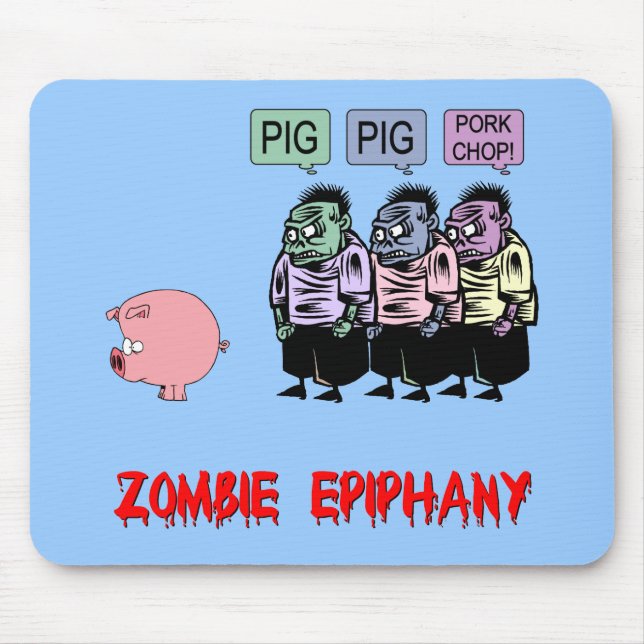 Funny zombie mouse pad (Front)