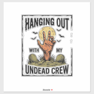 Funny Zombie Shirt for Horror Fans Vintage Undead 