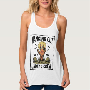 Funny Zombie Shirt for Horror Fans Vintage Undead