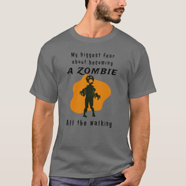 Funny Zombie T Shirt (Front)