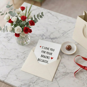Funny Zombie Valentine Card – For Couples