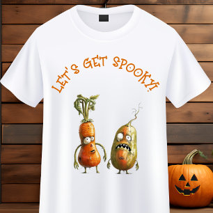 Funny zombie vegetables Halloween T-Shirt
