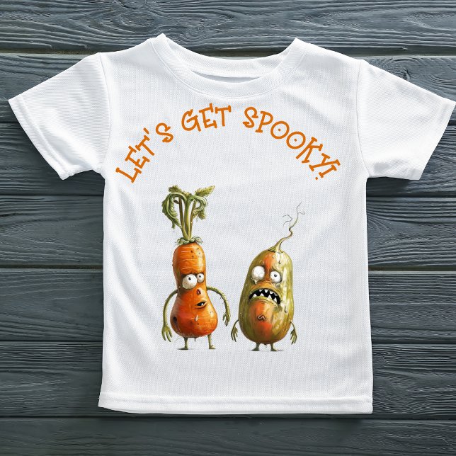 Funny zombie vegetables Halloween  T-Shirt (Creator Uploaded)