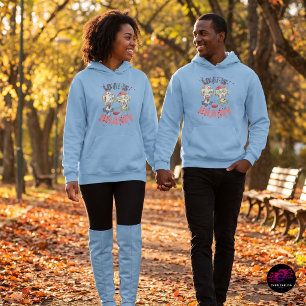 Funny Zombies Love Is Brainy Halloween Hoodie