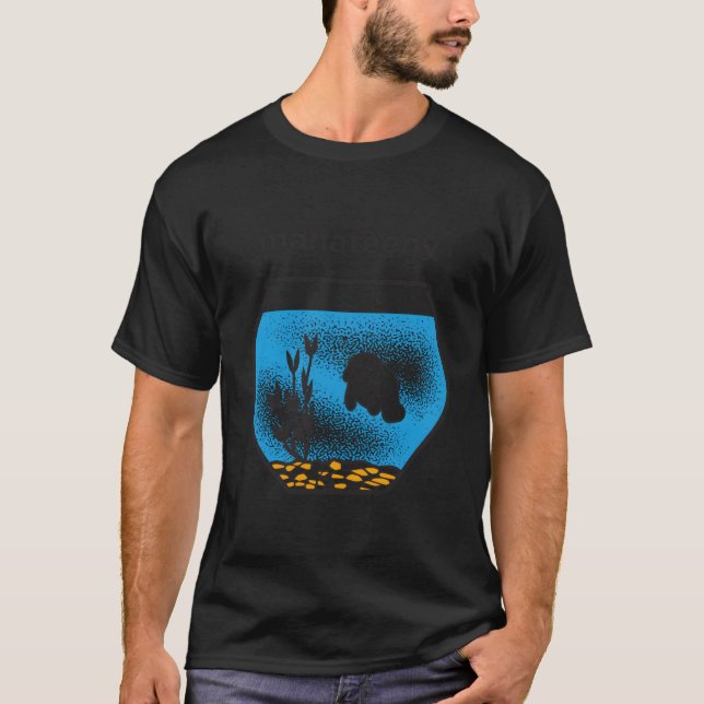 Funny Zoo - Manateeny Manatee T-Shirt (Front)