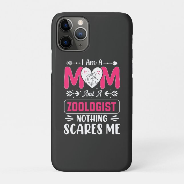 Funny Zoologist Mum, Zoologist Mum Case-Mate iPhone Case (Back)