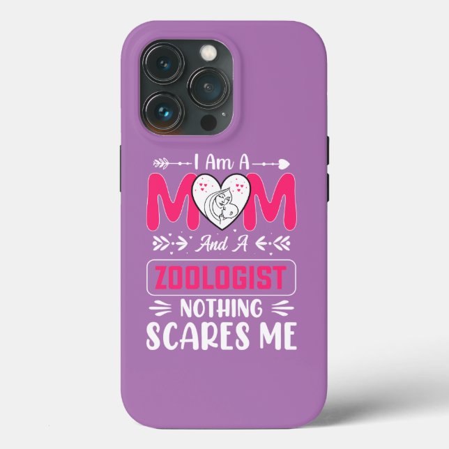 Funny Zoologist Mum, Zoologist Mum Case-Mate iPhone Case (Back)