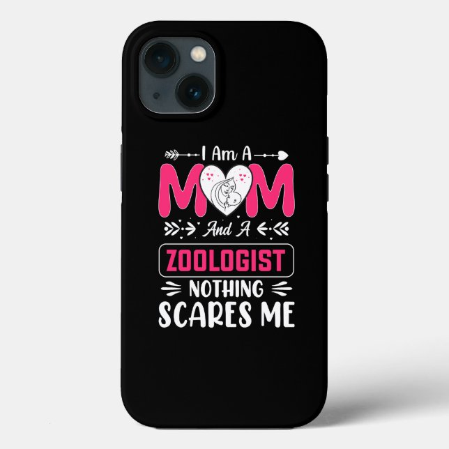 Funny Zoologist Mum, Zoologist Mum Case-Mate iPhone Case (Back)