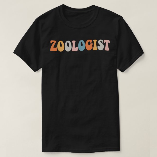 Funny Zoologist Zoology Graduate Student Zoo Keepe T-Shirt (Design Front)