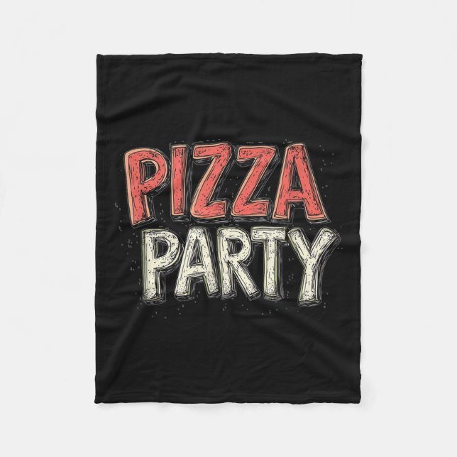 Funny Zza Party Speech Costume For Boys And Girls  Fleece Blanket (Front)