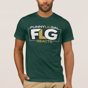 FunnyLilGalReacts Black & Gold Wrestling Shirt v2