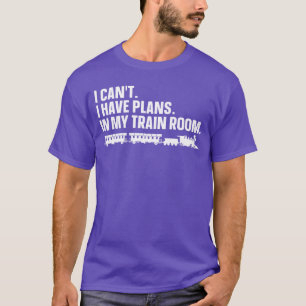 Funnyrain Art for Men Women Railroad Conductorrain T-Shirt