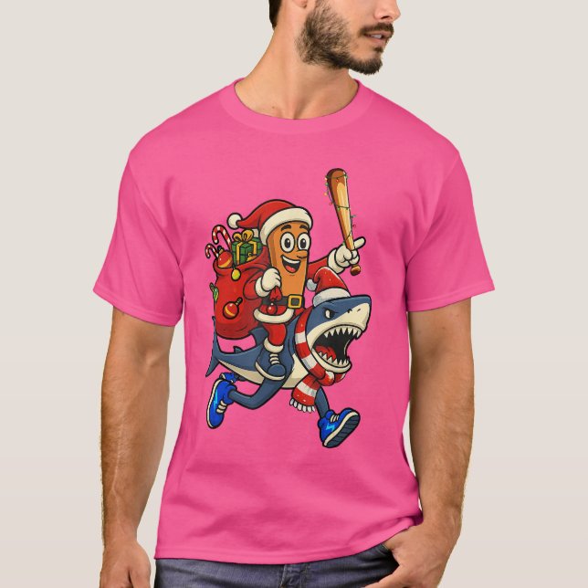 Funnyung Sahur Ridingralala Xmas Italian Brainrot  T-Shirt (Front)