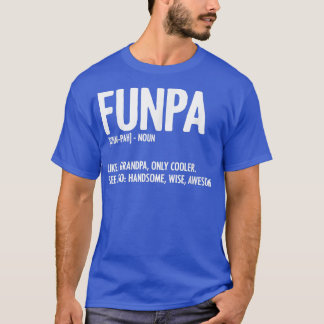 Funpa Definition Father's Day Grandpa Grandfather T-Shirt