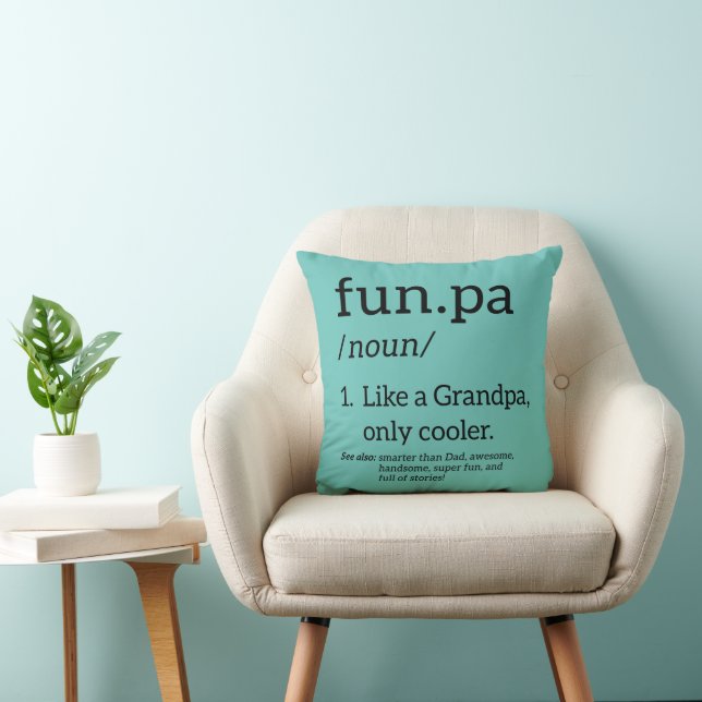 Funpa Like A Grandpa Only Cooler Cushion (Chair)