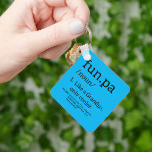 Funpa Like A Grandpa Only Cooler Key Ring