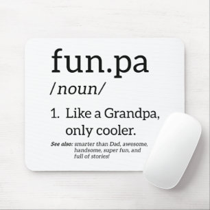 Funpa Like A Grandpa Only Cooler Mouse Pad
