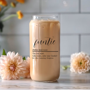 Funtie Definition Beer Can Glass