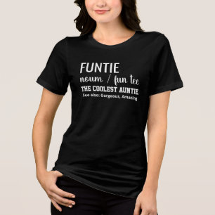 Funtie Definition Shirt – Funny Cool Aunt Gift her