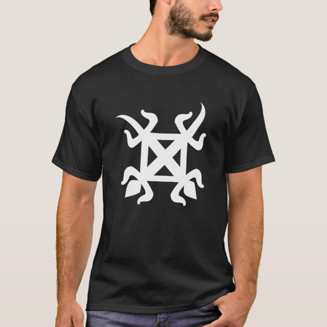 Funtunfunefu | Adinkra Symbol of unity Democracy T-Shirt (Front)