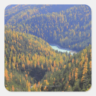 Fuorn Pass 2 Square Sticker