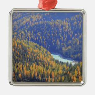 Fuorn Pass Metal Tree Decoration