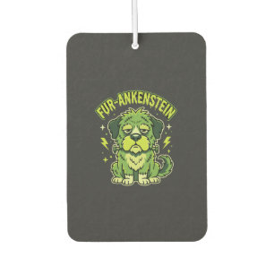 Fur-Ankenstein Funny Frankenstein Dog Halloween Car Air Freshener