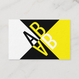 Für aussergewöhnliche Damen in schwarz weiß Business Card