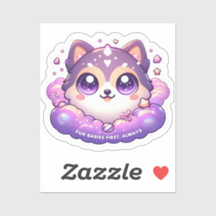 Fur Babies First Cute Pet Lover Kawaii Vinyl