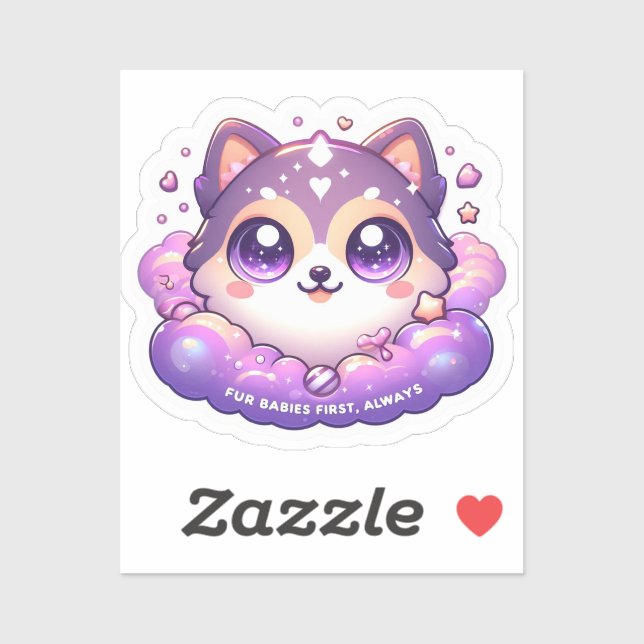 Fur Babies First Cute Pet Lover Kawaii Vinyl (Sheet)
