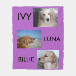 Fur Babies Photos Fleece Blanket