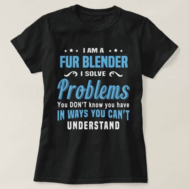 Fur Blender T-Shirt (Design Front)