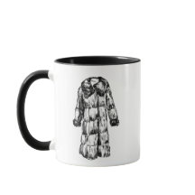 Fur Coat Fashion Sketch