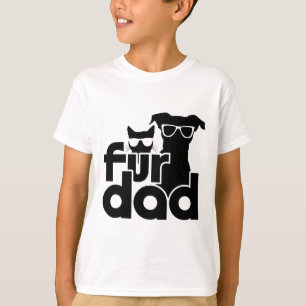 Fur Dad Funny Fathers Day Shirts Cat And Dog Lover